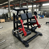 Machine professionnelle de curl des jambes sur pied à charge libre en métal, avec fonctions de sécurité, pour la musculation des ischio-jambiers et des mollets, direct usine