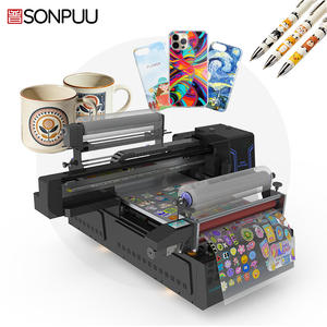 เครื่องพิมพ์อิงค์เจ็ทแบบแท่นราบ UV 6090 มัลติฟังก์ชั่น เครื่องพิมพ์อิงค์เจ็ทดิจิตอล 3 มิติ แบบ LED สำหรับ<span class=keywords><strong>ปากกา</strong></span> ขวด แก้ว เคสมือถือ คริสตัล ป้าย - Product Image 1