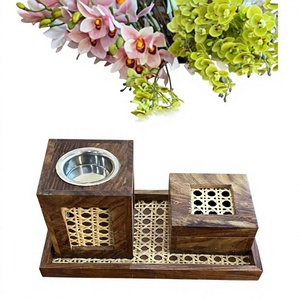 Mother Pearl Inlay Incense Burner Religious Eco-Friendly Gourmet <b>Dry</b> Fruits Traditional Sweets Festive Gifting Elegant Home - Product Image 1