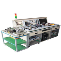 Plataforma Modular de Entrenamiento para la Comisiónación de Robots Industriales, para la Enseñanza de Sistemas Eléctricos, Neumáticos, PLC y Servo