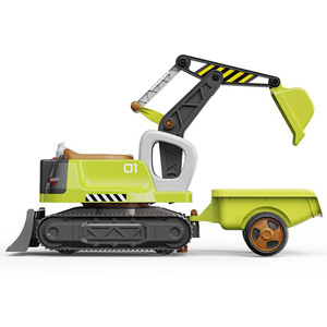 Engineering <b>Excavator</b> <b>Ride</b> <b>On</b> Toy Electric With Lights And Sound For Children 4-6 Years Old - Product Image 3