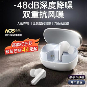 Tws Earphones Noise Cancelling <b>Bluetooth</b> In Ear <b>With</b> Enc <b>Mic</b> Touch Control Type C Charging High Quality Sound For Sports - Product Image 5