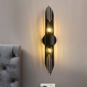 Muro di rame luce di lusso corridoio sfondo corridoi passaggi camere da letto e lampade da parete comodino - Product Image 2