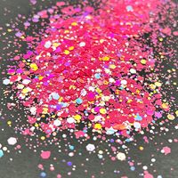 Paillettes irisées mélangées Macaron Laser pour résine, art fluide, ongles, ornements faits main, fournitures en vrac