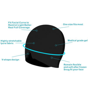 Reutilizável Gel Compressão Stress Headache e Enxaqueca Cap Alívio Chapéu Enxaqueca com 360 cobertura completa máscara de olho - Product Image 2