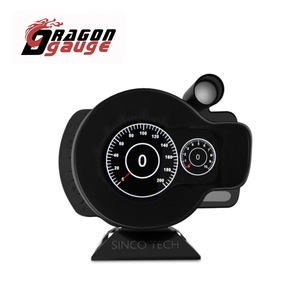 Jauge Dragon pour tableau de bord de voiture modifié, OBD Bluetooth, compteur de vitesse portable, tachymètre, jauge de température de l'eau DO916 - Product Image 1