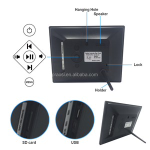 Đồng Hồ Treo Tường Để Bàn Ngày Khung Ảnh Báo Thức Màn Hình <span class=keywords><strong>LED</strong></span> 7 8 10 12 Inch Đồng Hồ <span class=keywords><strong>Analog</strong></span> LCD Đồng Hồ Kỹ Thuật Số Mất Trí Nhớ - Product Image 6