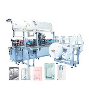 Private label individual wrapped Wet Wipes Making Machine for feminine hygiene with 100% biodegradable flushable