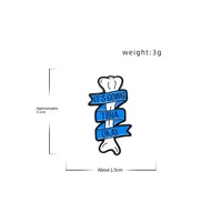 YINI Fabricant En Gros Personnalisé En Alliage De Zinc Émail Pin - "It's Going Tibia Okay" Unique Pun-driven Design Os-shaped Pins