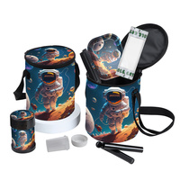 Kit d'accessoires de fumage tendance, nouveau design, vente en gros : sac à tabac, plateau à rouler en métal, broyeur à herbes, machine à rouler