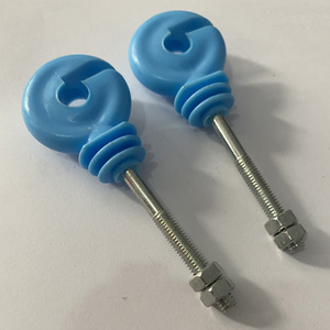 Aislador de Cerca Eléctrica para Poste de Madera, Aislador Enroscable para Granja - Product Image 1