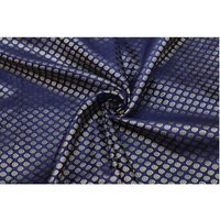 Tissu brocart floral abstrait écologique de luxe, léger, tissé, lisse et brillant pour robes élégantes de filles