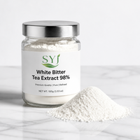 Poudre d'extrait de thé amer blanc - 98% de théacrine naturelle CAS 2309-49-1 pour l'utilisation dans les aliments et les boissons