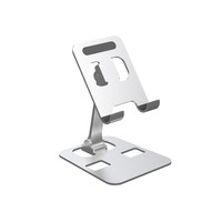Support de téléphone de bureau pliable Portable anti-dérapant 360 support de tablette rotatif supports de téléphone portable en métal pour tous les téléphones portables