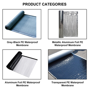 Membrane d'étanchéité en asphalte thermocollée avec échantillon de couleur, rouleau de toiture en ardoise colorée sur mesure pour <span class=keywords><strong>terrasse</strong></span> extérieure - Product Image 2