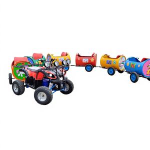 Trenino Elettrico Commerciale Senza Binari per Aree Panoramiche Fattorie e Visite Turistiche all'Aperto in Vendita - Product Image 5