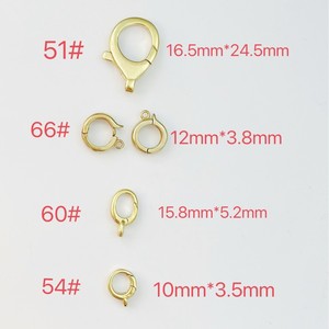 Cierre de Langosta de Latón de 10 mm, Accesorios de Joyería para Hacer Collares y Pulseras, Suministros para Manualidades - Product Image 5