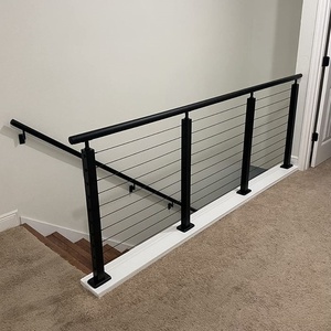 Dễ dàng-cài đặt đường sắt Cáp hệ thống Matt dây màu đen boong lan can SS Cáp lan can hệ thống cho sàn - Product Image 2