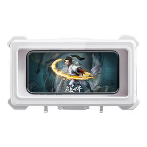 Étanche antibuée <span class=keywords><strong>douche</strong></span> support pour téléphone salle de bain mural couverture mobile étagère Premium étuis pour téléphone portable - Product Image 2