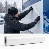 Rouleau de vinyle PVC auto-adhésif, résistant aux basses températures (-30°C), haute adhérence, brillant ou mat, imperméable, résistant aux UV, 140 g/m², matériau OEM