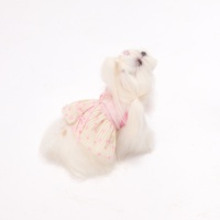 Nouvelle Robe Princesse Rose Originale pour Chiens de Petite Taille – Gilet Classique Respirant sans Manches en Polyester Uni pour l'Été – Idéal pour Maltese et Yorkshire