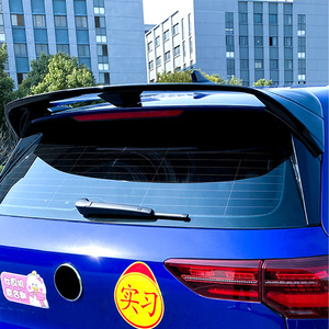 Volkswagen Golf 8 Rear Spoiler 2020 Piano <b>Black</b> Carbon Fiber ABS <b>Trunk</b> Wing - Product Image 3