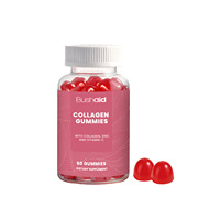 Gummies de collagène BUSHAID avec vitamine E, zinc et vitamine C pour une meilleure densité osseuse - Ingrédients doux, nutrition quotidienne délicieuse, 60 unités