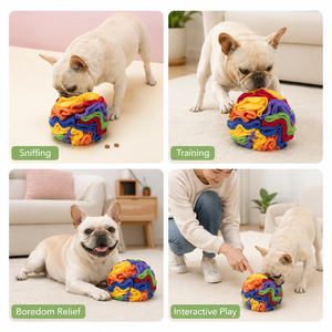 HHpet - <span class=keywords><strong>Pelota</strong></span> de Juguete Interactiva <span class=keywords><strong>para</strong></span> <span class=keywords><strong>Perros</strong></span>, Colorida, con Diseño de Wizlet, <span class=keywords><strong>para</strong></span> Entrenamiento y Estimulación Mental - Product Image 3