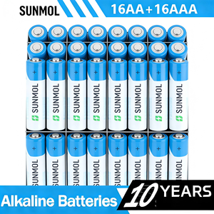 Pack combiné de piles alcalines AAA et <span class=keywords><strong>AA</strong></span>, 1,5 V haute capacité, idéal pour les applications domestiques et électroniques quotidiennes - Product Image 3