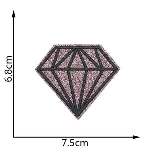 Parches de Diamantes Termoadhesivos con Bordado de Purpurina de Diamantes Surtidos - Product Image 4