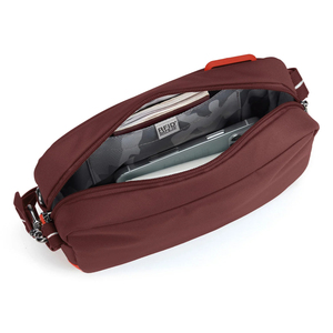 Oem Odm diseñador logotipo personalizado al por mayor de lujo <span class=keywords><strong>bandolera</strong></span> con monedero rojo oscuro bolsas para mujer - Product Image 4