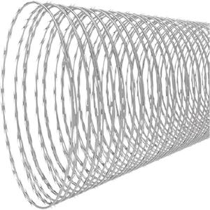 Customized Steel Fence Razor Wires, 246ft Razor Barbed Wire 5 Coils Per Roll, Razor Wire Fencing Razor Fence - Product Image 2