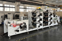 Machine d'impression d'étiquettes autocollantes en rouleau flexographique en aluminium avec UV IR, fabrication chinoise