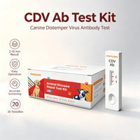 Kits de Prueba Rápida de Titer de Anticuerpos del Virus del Moquillo Canino (CDV) con 2 Años de Garantía, Prueba Rápida de Anticuerpos del Moquillo Canino