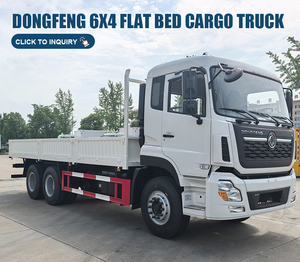 ขายส่งรถบรรทุกขนาดกลางแบบพื้นเรียบ DONGFENG รถบรรทุกขนส่งสินค้าขนาดเล็ก ขับเคลื่อน 6x4 ใช้เชื้อเพลิงดีเซล พวงมาลัยซ้าย - Product Image 4