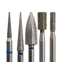 Outils pour ongles xc 1mm 2m 3mm 4.0mm 5.0mm 6mm 7mm petit grand ensemble de forets à ongles en forme de boule diamant pour enlever les peaux mortes