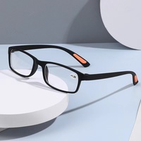 Tr90 lunettes de lecture bleu vente en gros usine pas cher Promotion confortable classique PC Transparent rétro noir lunettes de lecture