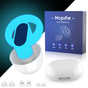 ที่อุดหูยางเรืองแสงแบบใช้ซ้ำได้ ป้องกันเสียงรบกวน สำหรับการเดินทางกลางแจ้งและการนอนหลับ ให้การปกป้องการได้ยินที่สบาย - Product Image 6