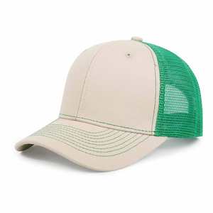 Casquette de baseball trucker en maille personnalisée avec logo brodé, 6 panneaux, vente en gros directe usine - Product Image 1