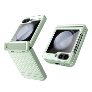 สินค้าขายดีข้ามพรมแดน: เคส Samsung Z Flip 6 แบบสปริงโหลดป้องกันเต็มรูปแบบ พร้อมขาตั้งแบบพับได้สำหรับโทรศัพท์แบบพับได้ - Product Image 5