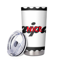 Mug de voiture personnalisé à thème distinctif de Saipan, avec intérieur en acier inoxydable résistant à l'usure, idéal pour les voyages routiers et les activités sportives