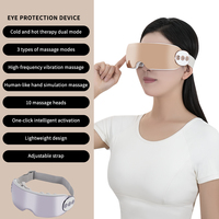 Masajeador Ocular Multipunto de 3 Modos con Compresa Fría y Caliente, Atomización a Baja Temperatura, Música Bluetooth, Transmisión de Voz y Control de Temporizador