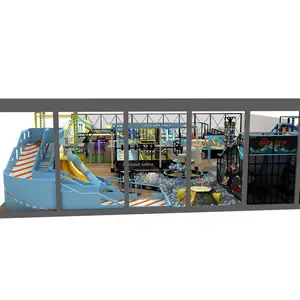Parque de trampolín interior para niños Atracciones en venta Plan de negocios perfecto para Park Adventures