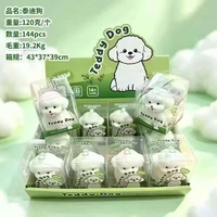 Jouets de décompression en forme de chiot Teddy, blocs de construction musicaux à rebond lent, jouets décoratifs mignons