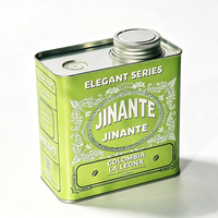Boîte en métal personnalisée imprimée en gros, 100-250g, qualité alimentaire, avec couvercle à vis, emballage de voyage portable pour grains de café, flocons d'avoine, thé, noix, épices