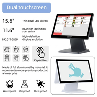 Sistema POS Todo en Uno con Pantalla Táctil de 15.6 Pulgadas para Supermercados, Punto de Venta con Procesador I5, Caja Registradora para Pequeñas Empresas, Venta al Por Mayor