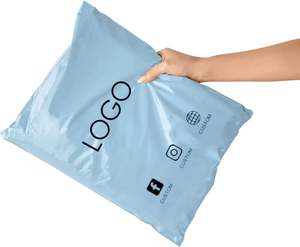 Bolsa de Correo de Polietileno LDPE, Bolsa de Embalaje para Mensajería, Bolsas de Plástico Azules para Envíos, Bolsa Postal de Polietileno para Ropa - Product Image 1