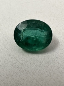 Impresionante Piedra Preciosa Suelta de Corte Esmeralda Ovalada Verde de 6.42 Quilates, Piedra Natural para Joyería Fina Personalizada, Colección al por Mayor - Product Image 3