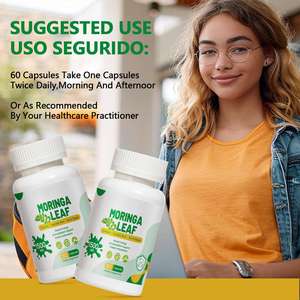 CGMP Fábrica Private Label Melhor Preço Moringa Folha Pó Cápsulas - Product Image 5