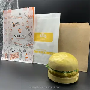 Bread Bags Paper Fast Food Bags Packaging Bag Paper